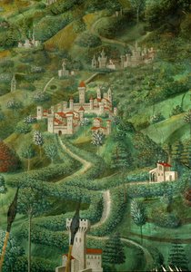 Klanění mudrců (freska) od Benozzo di Lese di Sandro Gozzoli