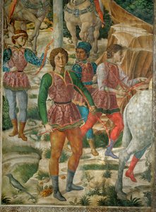 Klanění mudrců (freska) od Benozzo di Lese di Sandro Gozzoli