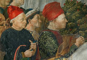 Klanění mudrců (freska) od Benozzo di Lese di Sandro Gozzoli