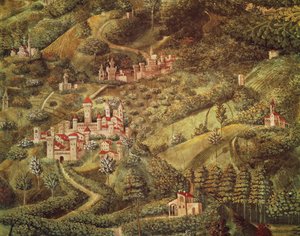Cesta Magiho krále do Betléma od Benozzo di Lese di Sandro Gozzoli