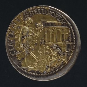 Medaile zobrazující alegorickou postavu, 1533 (reverzní strana 18062) (obr. 119186) od Benvenuto Cellini