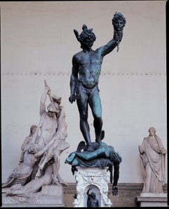 Perseus s hlavou Medúzy, 1545-54 (bronz) od Benvenuto Cellini