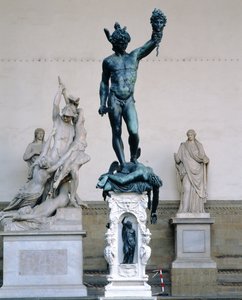 Perseus s hlavou Medúzy, 1545-54 (bronz)