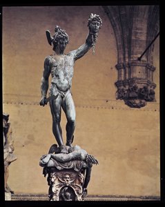 Perseus s hlavou Medúzy, 1545-53 (bronz)