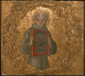 Saint Bernardino, možná 1474. od Benvenuto di Giovanni