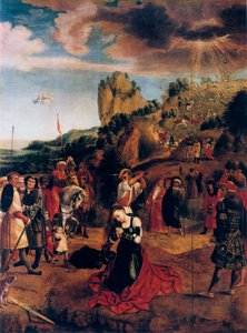 Umučení svaté Kateřiny, 16. století. od Bernard van Orley