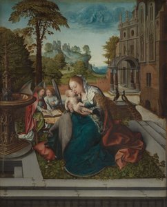 Panna a dítě s anděly, ca. 1518. od Bernard van Orley