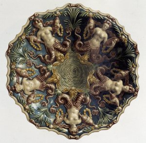 Plat aux sirens - v „Dílo Bernarda Palissyho“ od C. Delange a C. Bornemana, ed. Delange, Paříž
