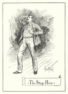 The Stage Hero (rytina) od Bernard (after) Partridge