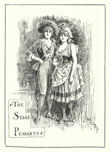 The Stage Peasants (rytina) od Bernard (after) Partridge