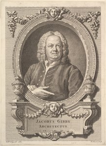 James Gibbs, architekt, 1747. od Bernard Baron