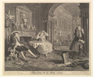 Marriage A-la-Mode, Plate II, 1. dubna 1745.