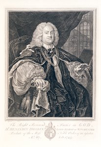 Portrét doktora Benjamina Hoadlyho, lorda biskupa z Winchesteru, 1743. od Bernard Baron