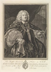 Pravý ctihodný otec v Bohu, Dr. Benjamin Hoadly, lord biskup z Winchesteru, prelát ..., 1743.