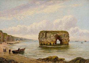 Marsden Rock, asi 1880-1900 (olej na plátně)