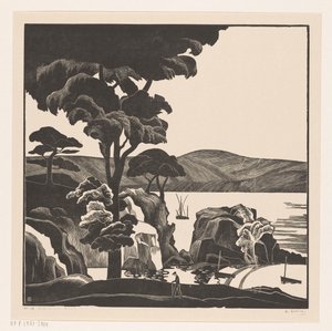 Breton Bay (původní název na objektu) od Bernard Essers (signed by artist)