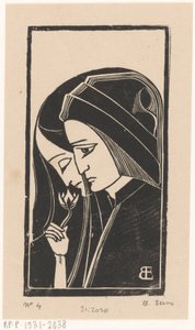 Portrét van Dante Alighieri a Beatrice Portinari