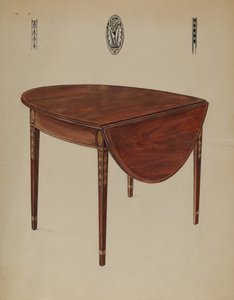 Stůl Pembroke (Drop Leaf) od Bernard Gussow