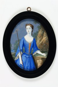 Lady Frances Spencer, později hraběnka z Carlisle (smalt)
