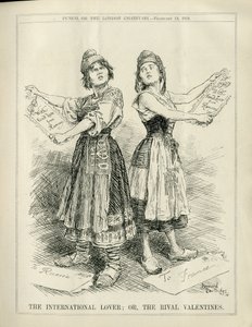 Ilustrace Bernarda Partridge (1861-1945) v časopise Punch od Bernard John Partridge