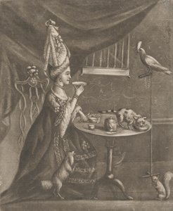 Žena pije čaj