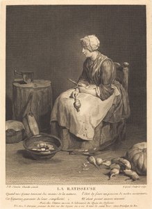 hrábě od Bernard Lépicié after Jean Siméon Chardin