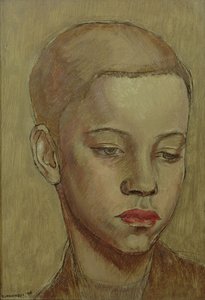 Hlava chlapce od Bernard Meninsky