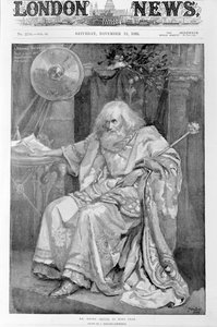 Pan Henry Irving jako král Lear, 1892