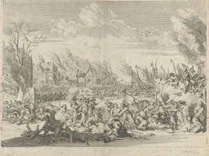 Francouzská zvěrstva v Bodegraven a Zwammerdam, 1672 od Bernard Picart (workshop of)