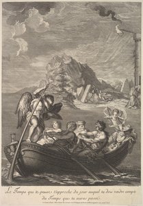 Alegorie času, 1690-1733. od Bernard Picart