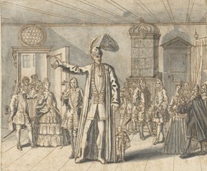 Obr Cajanus v Haarlemu od Bernard Picart