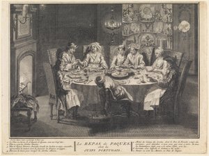 Oslava pesachového jídla od Bernard Picart