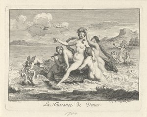 Geboorte van Venus Zrození Venuše (název na objektu) od Bernard Picart