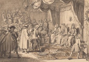 Svatba mezi portugalskými Židy od Bernard Picart