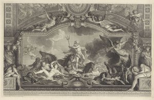 Neptun uklidňuje vlny Quos Ego (název na objektu) od Bernard Picart
