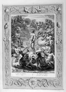 Pandořina skříňka, 1733 od Bernard Picart