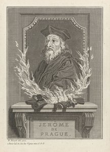 Portrét Jeronýma Pražského, 1712 od Bernard Picart