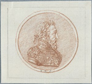 Portrét francouzského krále Jindřicha II., druhá polovina 17. století. od Bernard Picart