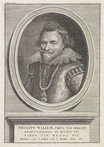 Portrét Philipa Williama, prince z Orange od Bernard Picart