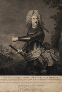 princ Evžen Savojský od Bernard Picart