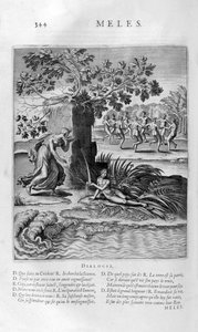 Řeka Meles, 1615 od Bernard Picart