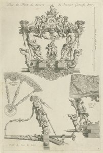 Státní kočár vévody z Ossuny, 1713 od Bernard Picart