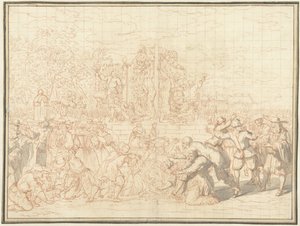 Zmrzačení těl bratří De Witt, 1672 od Bernard Picart
