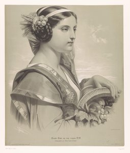 Personifikace léta Velké studie ve dvou typech křídy (název série) Pastelky Grande étude aux deux (název série na předmětu)