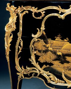 Commode (japonský lak namontovaný na ormolu)