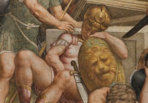 Counterfaccata, Bernardino Gatti, Vzkříšení 1529, Detail