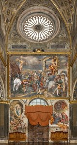 Counterfaccata, IL Pordenone, Ukřižování 1520-21, Depozice 1522, Bernardino Gatti, Vzkříšení 1529