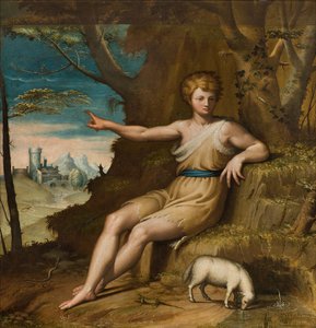 Kaple Panny Marie lidu, druhé rozpětí jižní strana, Bernardino Campi, San Giovanni nel Desert 1569