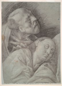 Dva apoštolové, studujte na Poslední večeři od Bernardino Lanino
