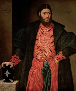 Portrét Ottaviana Grimaniho, prokurátora San Marco od Bernardino Licinio